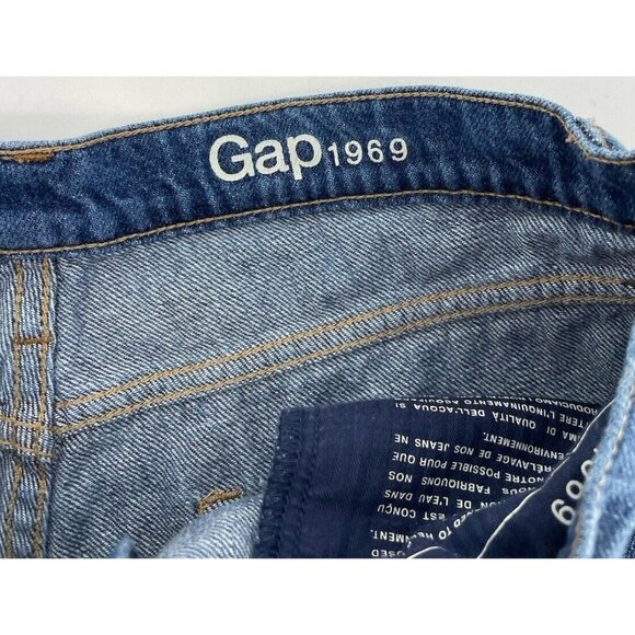 Gap 1969 Original Best Girlfriend Jean Shorts Womens Size 27 Distressed Cut Off - Picture 4 of 10